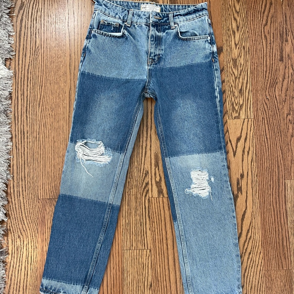 FP block dyed 26 jeans